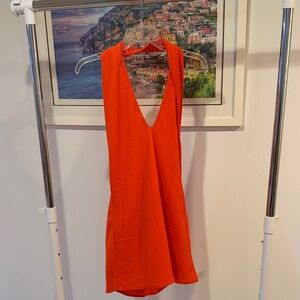 Show Me Your MuMu Bold Orange Dress